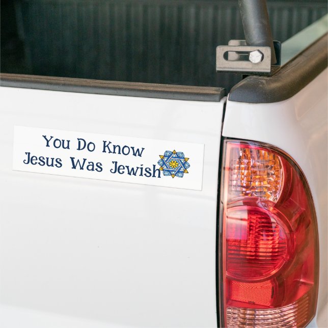 Unterstützung Israels Jesus war jüdischer Autoaufk Autoaufkleber (Auf Lkw)