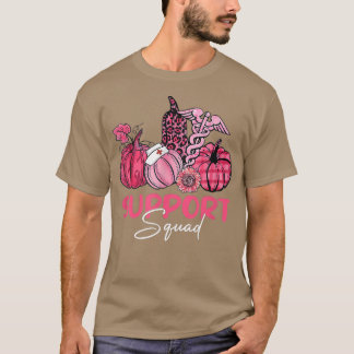 Unterstützung Kürbisbänder Brustkrebs-Bewusstsein T-Shirt