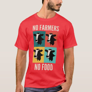 Unterstützung lokaler Betriebe Keine Bauern Kein L T-Shirt