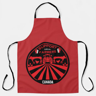 Unterstützung lokaler kanadischer Agrarerzeugnisse Schürze