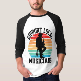 Unterstützung lokaler Musiker für den Musikunterri T-Shirt