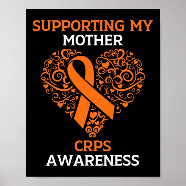Unterstützung meiner Mutter RSD CRPS Sensibilisier Poster (Vorne)