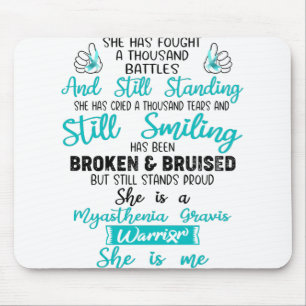 Unterstützung Myasthenia Gravis Kriegspenden Mousepad