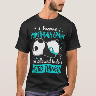 Unterstützung Myasthenia Gravis Sensibilisierungs T-Shirt