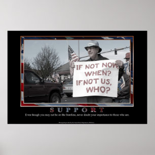 Unterstützung Poster