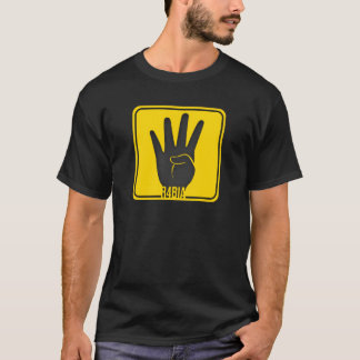 Unterstützung Rabia R4BIA der Welt4 T-Shirt