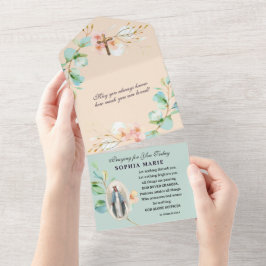 Unterstützung religiöser Gemeinschaften Schrift zu All In One Einladung