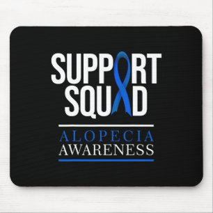 Unterstützung Squad Alopecia Sensibilisierung Haar Mousepad
