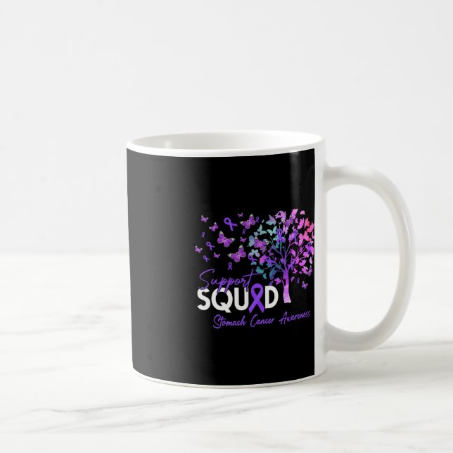Unterstützung Squad Fall Tree Periwinkle Ribbon St Kaffeetasse (Rechts)