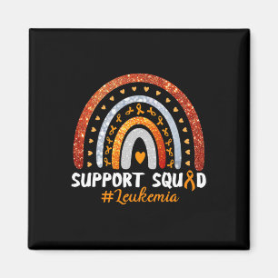 Unterstützung Squad Leukemia Awareness Orange Ribb Magnet