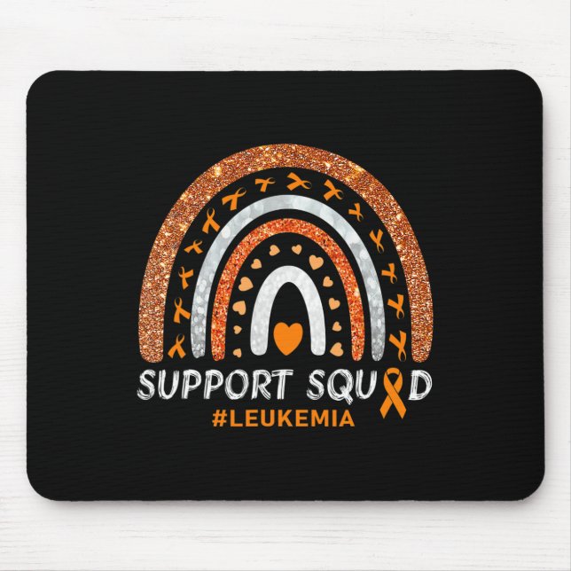 Unterstützung Squad Leukemia Bewusstsein Rainbow G Mousepad (Vorne)