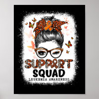 Unterstützung Squad Messy Bun Butterfly Orange Rib