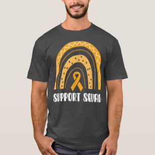 Unterstützung Squad Orange Rainbow ADHD Awareness T-Shirt
