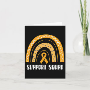 Unterstützung Squad Orange Rainbow Ribbon Rsd Crps Karte