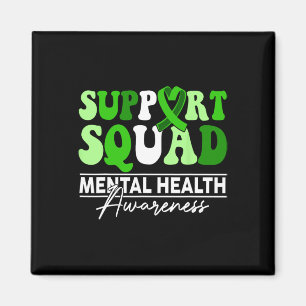 Unterstützung Squad Sunflower Hair Mental Health A Magnet