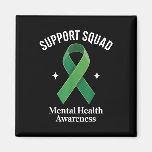 Unterstützung Squad Sunflower Hair Mental Health A Magnet