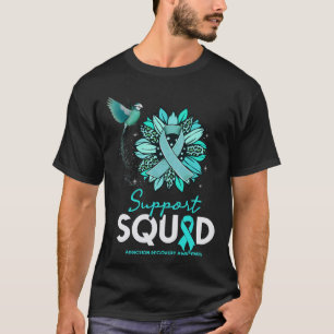 Unterstützung Squad Sunflower Hummingbird Addictio T-Shirt