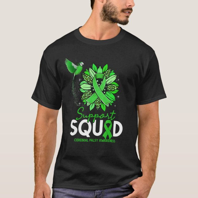 Unterstützung Squad Sunflower Hummingbird Cerebral T-Shirt (Vorderseite)