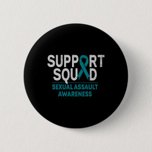 Unterstützung Squad Ual Auleness Month Aquamarine Button