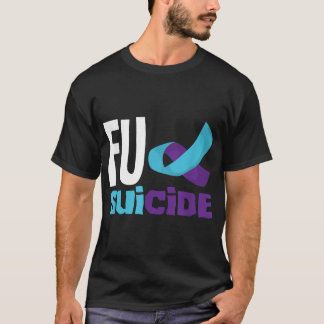 Unterstützung Suizidpräventionsbewusstsein Suizidb T-Shirt