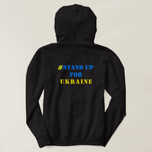 Unterstützung Ukraine Hoodie Ukrainische Flaggenfa