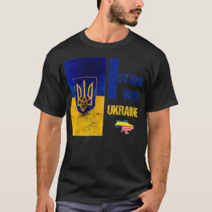 Unterstützung Ukraine Ich stehe mit Ukraine ukrain T-Shirt