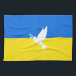 Unterstützung Ukraine Küchen Handtuch Frieden Taub<br><div class="desc">Unterstützung Ukraine Küchentücher - Dove of Peace - Freedom - Peace - Solidarity - Ukrainische Flagge - Strong Together - Freedom Victory ! Machen wir die Welt zu einem besseren Ort - alle zusammen! Eine bessere Welt beginnt - hängt ab - braucht Ihr auch! Sie können auf mehr als 1000...</div>