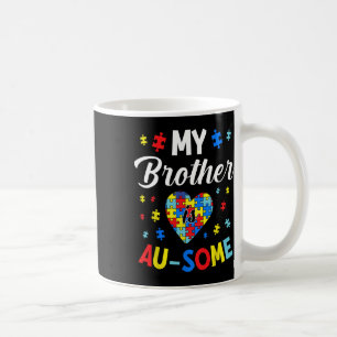 Unterstützung und Bewusstsein für Autismus mein Br Kaffeetasse