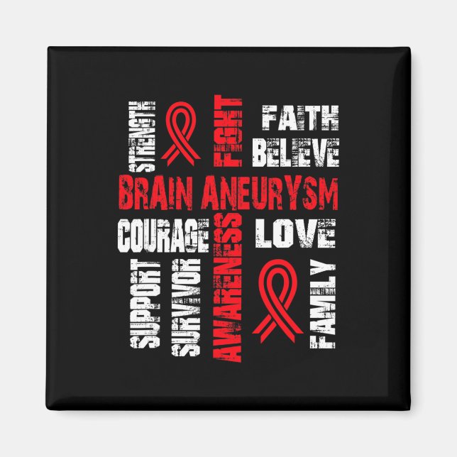 Unterstützung und Kampf gegen BRAIN ANEURYSM Magnet (Vorne)