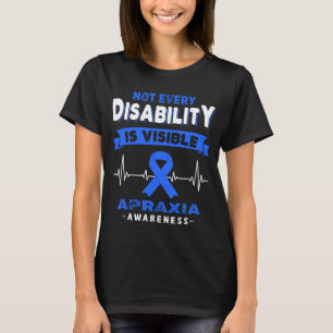 Unterstützung von Apraxia-Sensibilisierungsketten T-Shirt