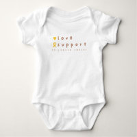 Unterstützung von Baby-One-Piece-Bodysuit