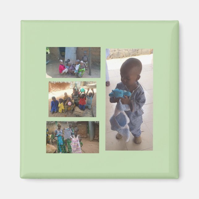 Unterstützung von Batti Village Children Magnet (Vorne)