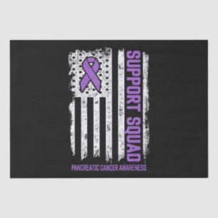 Unterstützung von Bauchspeicheldrüsenkrebs Seidenpapier