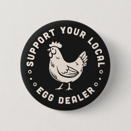 Unterstützung von Bauern von Geflügel kaufen lokal Button