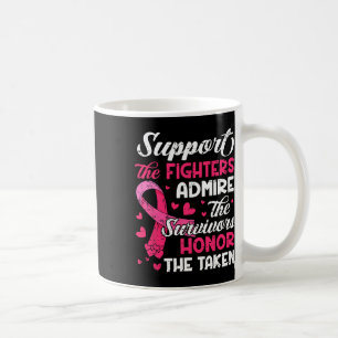 Unterstützung von Brustkrebs Admire Ehrenkrebs A Kaffeetasse