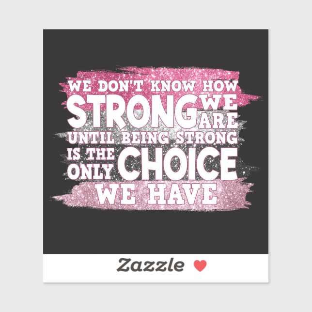 Unterstützung von Brustkrebs Aufkleber (Blatt)