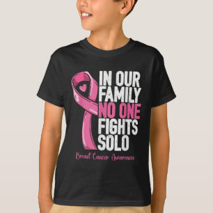 Unterstützung von Brustkrebs Familie Frauen Brustk T-Shirt