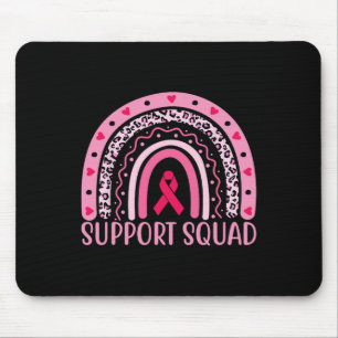 Unterstützung von Brustkrebs im Brustkrebs-Quadrat Mousepad