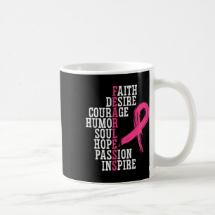 Unterstützung von Brustkrebs Kaffeetasse
