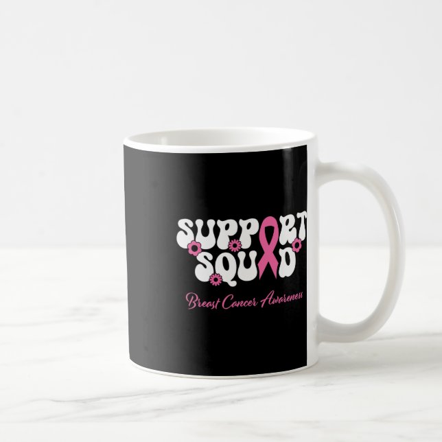 Unterstützung von Brustkrebs Kaffeetasse (Rechts)