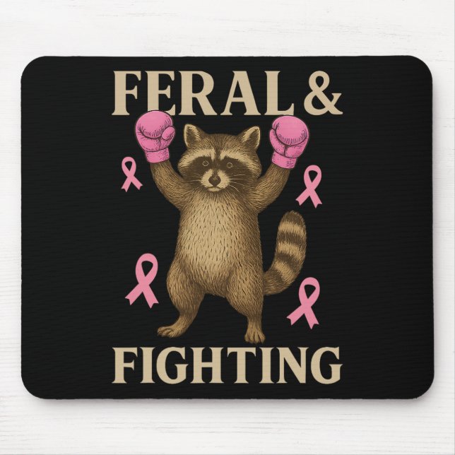 Unterstützung von Brustkrebs Mousepad (Vorne)
