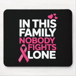 Unterstützung von Brustkrebs rosa Ribbon Brustkreb Mousepad
