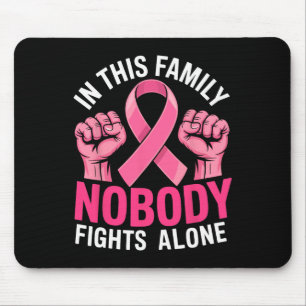 Unterstützung von Brustkrebs rosa Ribbon Brustkreb Mousepad