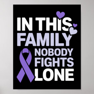 Unterstützung von Brustkrebs rosa Ribbon Brustkreb Poster