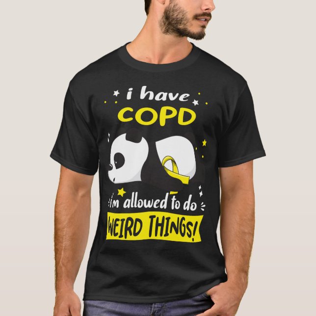 Unterstützung von COPD-Sensibilisierungsmaßnahmen T-Shirt (Vorderseite)