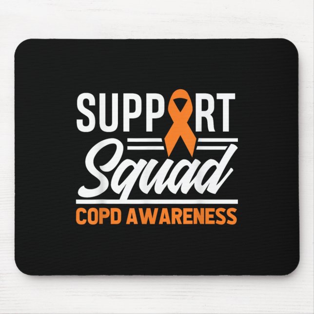 Unterstützung von Copd Warrior für Copd-Bewusstsei Mousepad (Vorne)