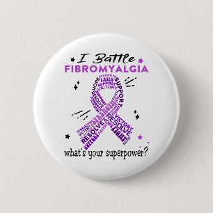 Unterstützung von Fibromyalgia-Geschenken für Kr Button