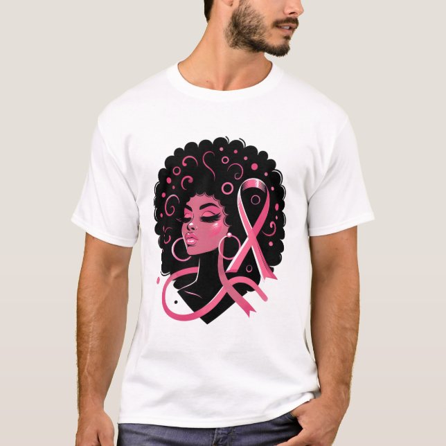 Unterstützung von Frauen in schwarzafrikanischen L T-Shirt (Vorderseite)