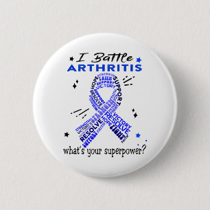 Unterstützung von Geschenken für Arthritis Krieger Button