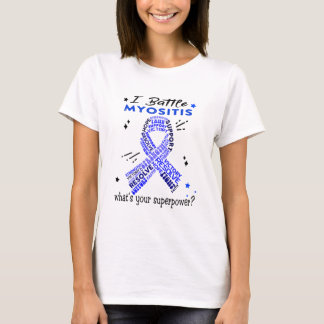 Unterstützung von Geschenken für Myositis Krieger T-Shirt